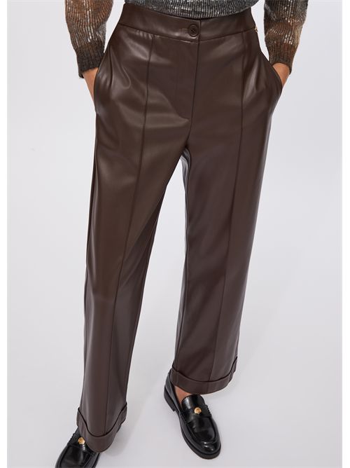 Pantaloni in tessuto spalmato LIU JO | MF5069E0624/90915